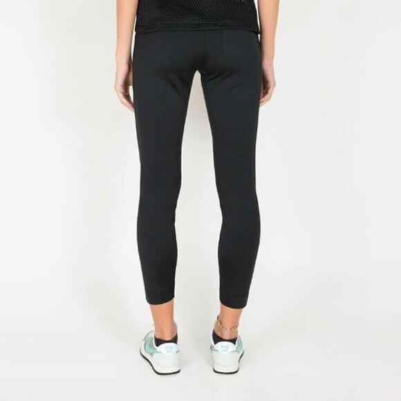 Nike Sportswear Size S Bonded Leggings Black Ankle Length Pockets - Picture 3 of 12